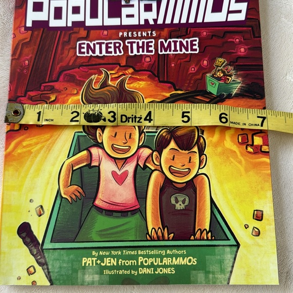 PAT+JEN POPULAR MMOs Presents"ENTER THE MINE"ILLUSTRATED PAPERBACK BOOK-ORIG VGC - Picture 10 of 10